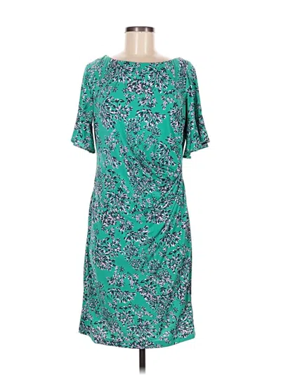 Pre-owned Taylor Casual Dress In Teal