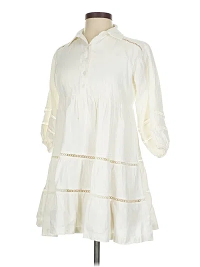 Pre-owned Taylor Casual Dress In White