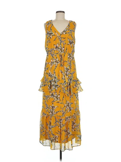 Pre-owned Taylor Casual Dress In Yellow