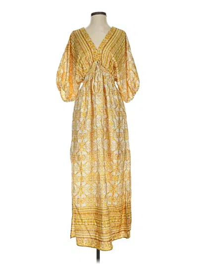 Pre-owned Taylor Casual Dress In Yellow