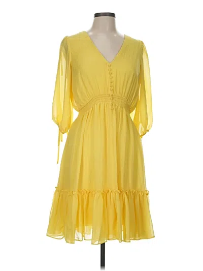 Pre-owned Taylor Casual Dress In Yellow