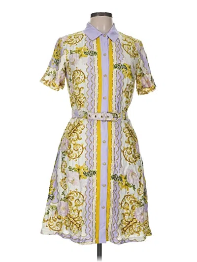 Pre-owned Taylor Casual Dress In Yellow