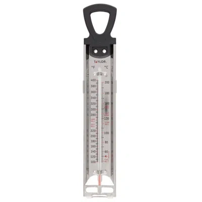 Taylor Classic Stainless Steel Candy Deep Fry Food Cooking Kitchen Thermometer, 12 Inches