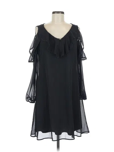 Pre-owned Taylor Cocktail Dress In Black