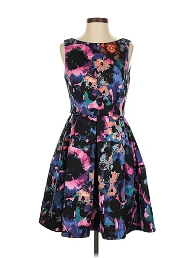 Pre-owned Taylor Cocktail Dress In Black