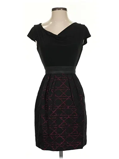 Pre-owned Taylor Cocktail Dress In Black
