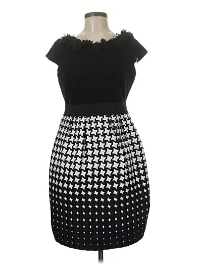 Pre-owned Taylor Cocktail Dress In Black