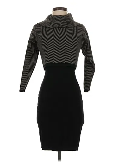 Pre-owned Taylor Cocktail Dress In Black