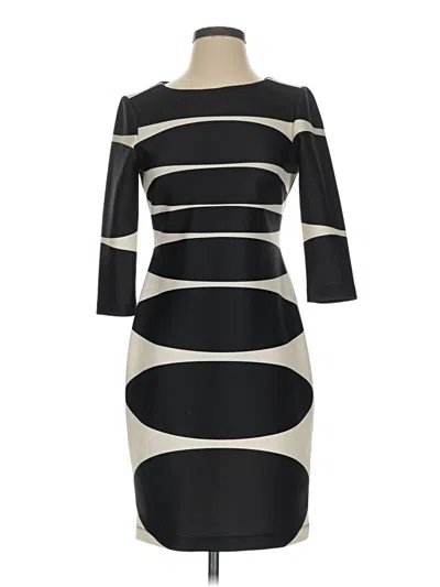 Pre-owned Taylor Cocktail Dress In Black