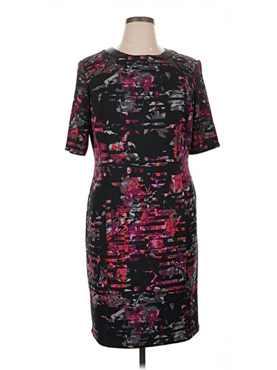 Pre-owned Taylor Cocktail Dress In Black