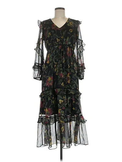 Pre-owned Taylor Cocktail Dress In Black