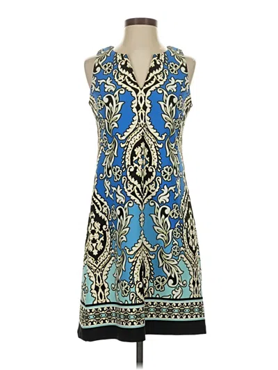 Pre-owned Taylor Cocktail Dress In Blue