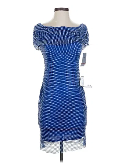 Pre-owned Taylor Cocktail Dress In Blue