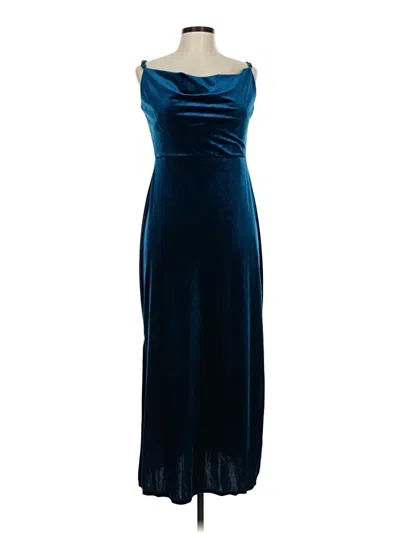 Pre-owned Taylor Cocktail Dress In Blue