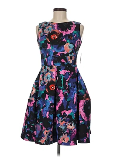 Pre-owned Taylor Cocktail Dress In Blue