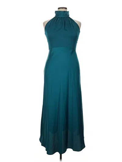Pre-owned Taylor Cocktail Dress In Blue