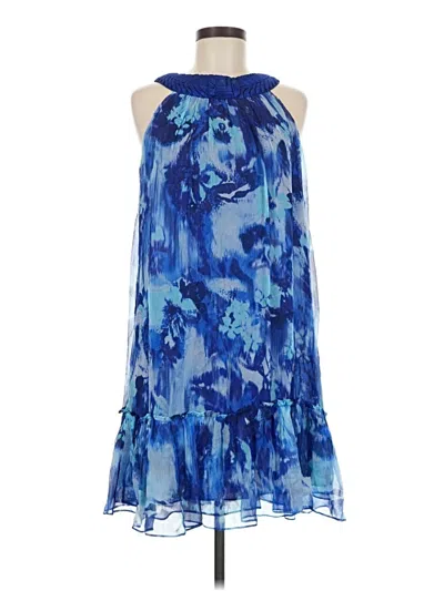 Pre-owned Taylor Cocktail Dress In Blue