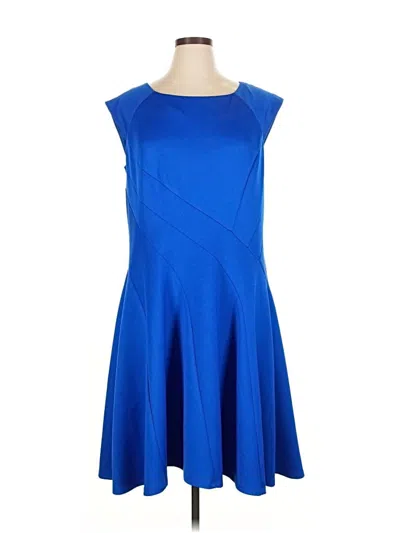 Pre-owned Taylor Cocktail Dress In Blue