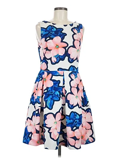 Pre-owned Taylor Cocktail Dress In Blue