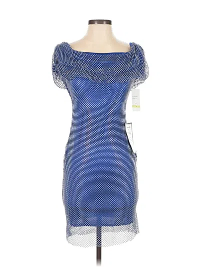 Pre-owned Taylor Cocktail Dress In Blue