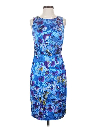Pre-owned Taylor Cocktail Dress In Blue