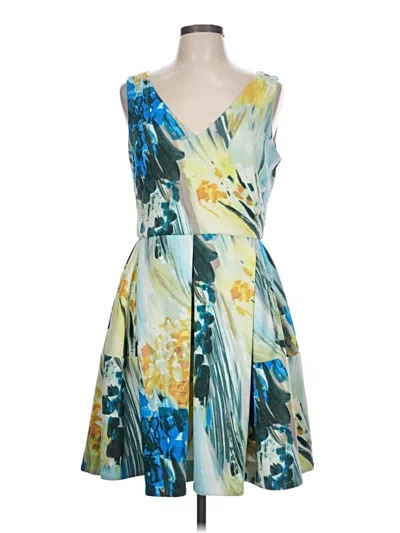 Pre-owned Taylor Cocktail Dress In Blue
