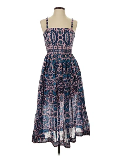 Pre-owned Taylor Cocktail Dress In Blue