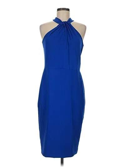 Pre-owned Taylor Cocktail Dress In Blue