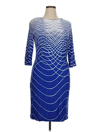 Pre-owned Taylor Cocktail Dress In Blue