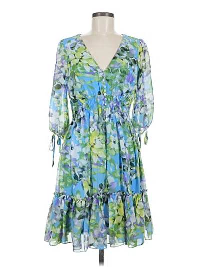 Pre-owned Taylor Cocktail Dress In Blue