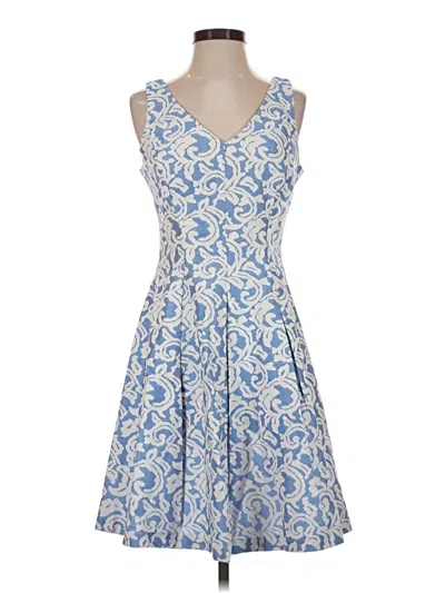 Pre-owned Taylor Cocktail Dress In Blue