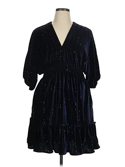 Pre-owned Taylor Cocktail Dress In Blue