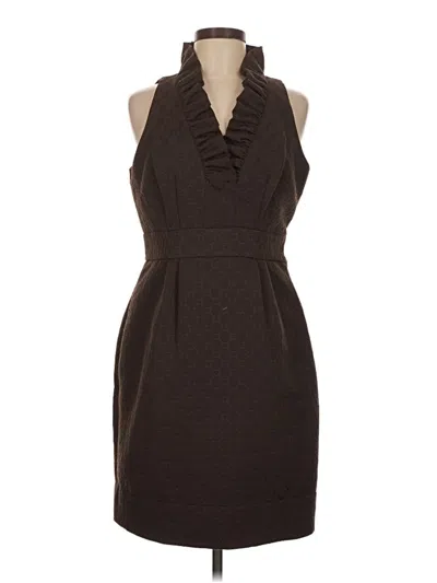 Pre-owned Taylor Cocktail Dress In Brown