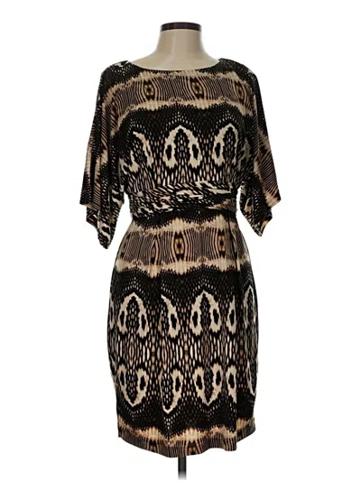 Pre-owned Taylor Cocktail Dress In Gold