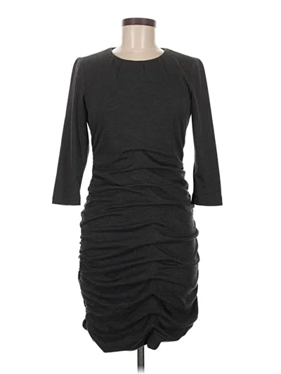 Pre-owned Taylor Cocktail Dress In Gray