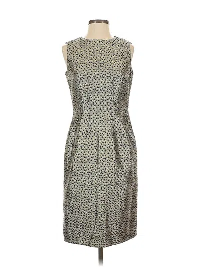 Pre-owned Taylor Cocktail Dress In Gray
