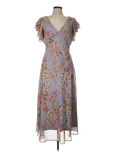 Pre-owned Taylor Cocktail Dress In Gray