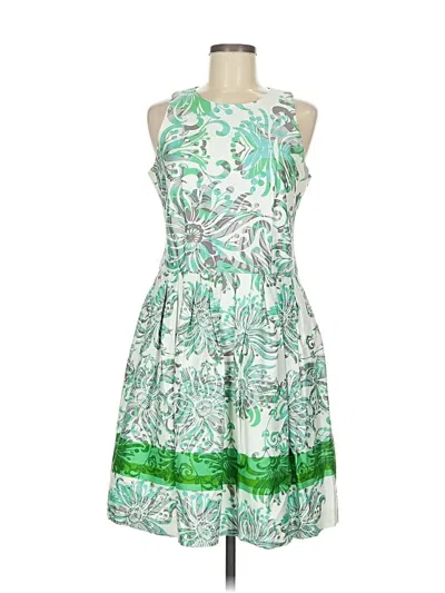 Pre-owned Taylor Cocktail Dress In Green