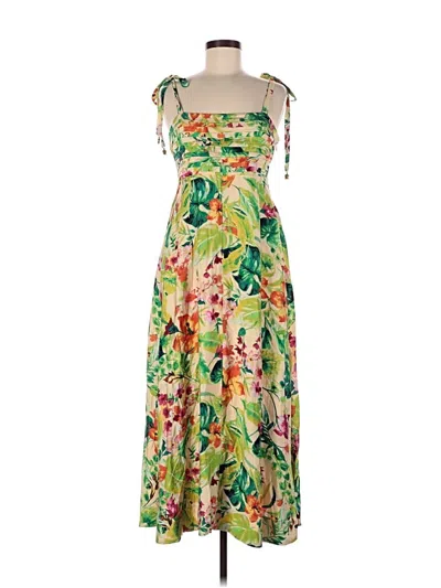 Pre-owned Taylor Cocktail Dress In Green