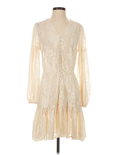 Pre-owned Taylor Cocktail Dress In Ivory
