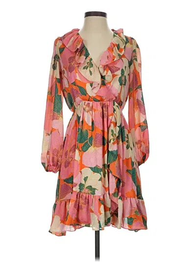 Pre-owned Taylor Cocktail Dress In Pink