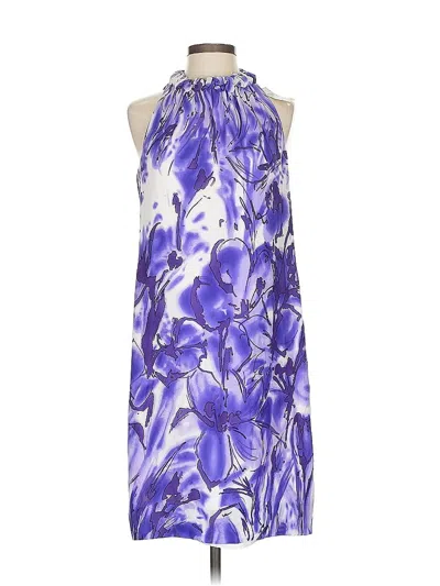 Pre-owned Taylor Cocktail Dress In Purple