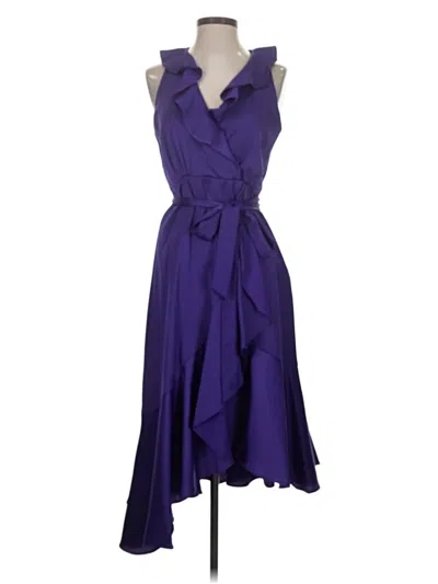 Pre-owned Taylor Cocktail Dress In Purple