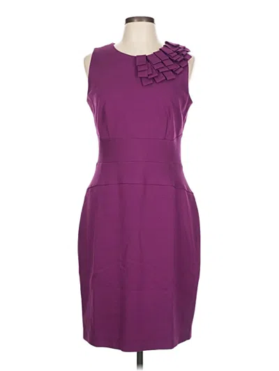 Pre-owned Taylor Cocktail Dress In Purple
