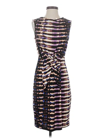 Pre-owned Taylor Cocktail Dress In Purple