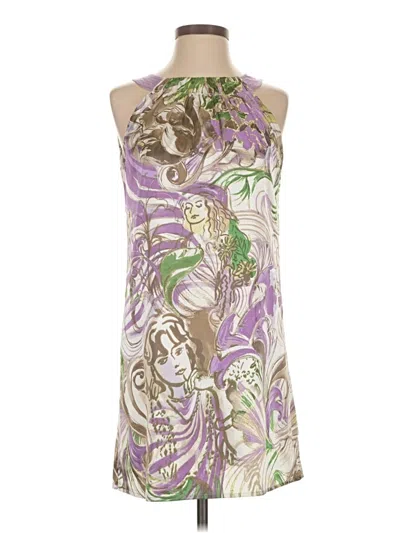 Pre-owned Taylor Cocktail Dress In Purple