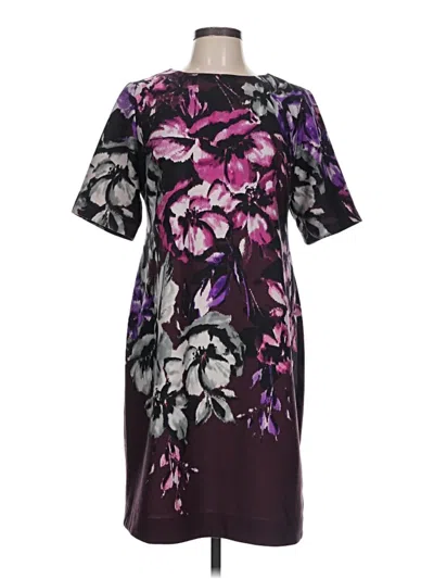 Pre-owned Taylor Cocktail Dress In Purple