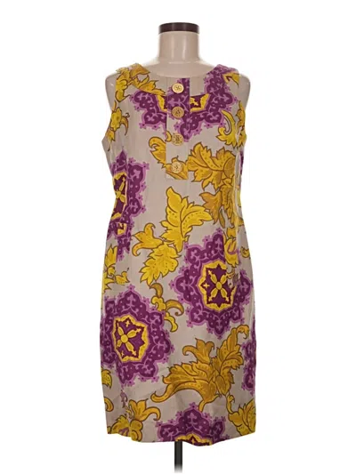 Pre-owned Taylor Cocktail Dress In Purple