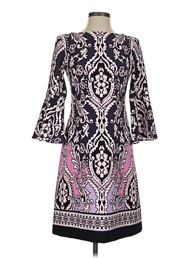 Pre-owned Taylor Cocktail Dress In Purple