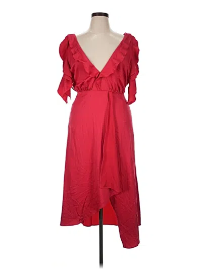 Pre-owned Taylor Cocktail Dress In Red
